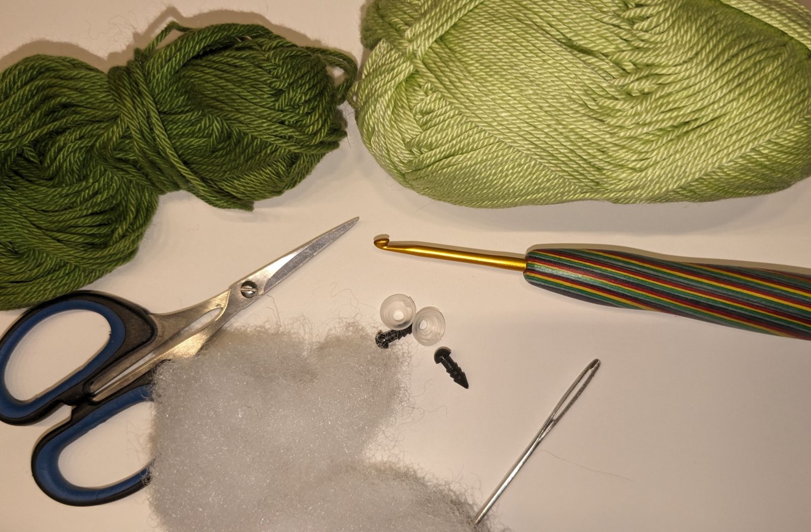 Blog-Inhaltsbild für 'Amigurumi Meeresschildkröte Schildkröte Tommy ohne Vernähen'